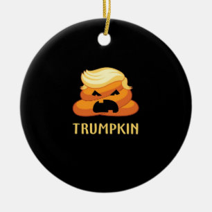Trumpkin Kackte Funny Halloween Keramik Ornament