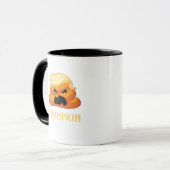 Trumpkin Kackte Funny Halloween Tasse (Vorderseite Links)