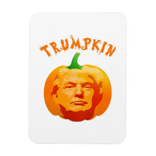 Trumpkin Lustiger Halloween-Kostüm – Retro MAGA St Magnet