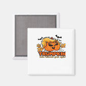 Trumpkin - Mache Halloween wieder groß! - Funny Ha Magnet (Vorderseite/Rückseite)