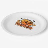 Trumpkin - Mache Halloween wieder groß! - Funny Ha Pappteller (Schrägansicht)