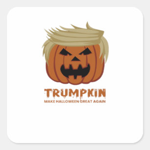 Trumpkin - Mache Halloweens wieder großartigen Sch Quadratischer Aufkleber