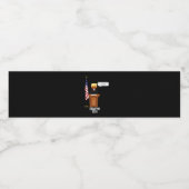 Trumpkin machen Halloween erneut zum Klassiker Wasserflaschenetikett (Einzelnes Label)