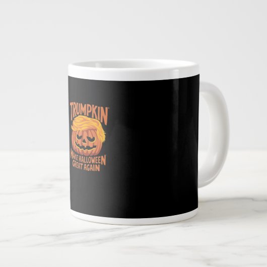 Trumpkin macht Amerika Halloween erneut zu einer K Jumbo-Tasse (Vorderseite Rechts)
