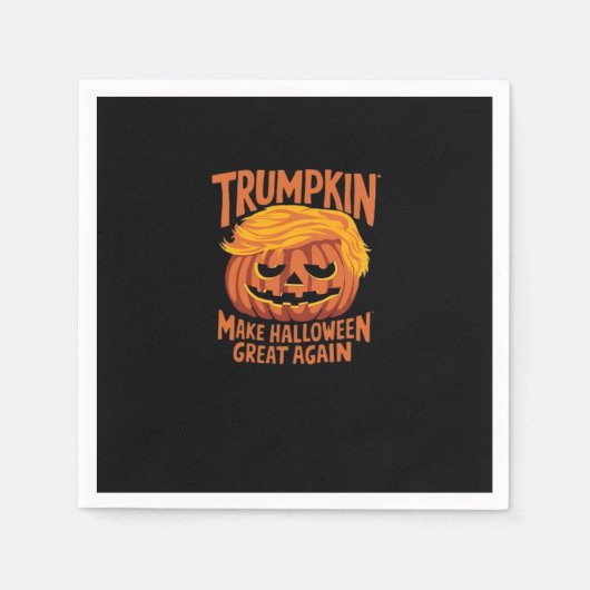 Trumpkin macht Amerika Halloween erneut zu einer K Serviette (Vorderseite)