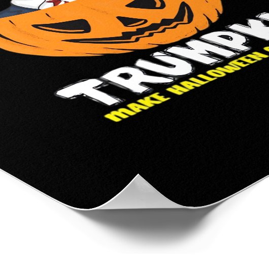 Trumpkin macht Halloween Great Again Classic - Sat Poster (Ecke)