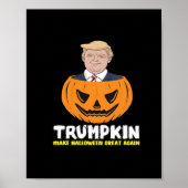 Trumpkin macht Halloween Great Again Classic - Sat Poster (Vorne)