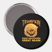 Trumpkin macht Halloween Great Again Funny Politic Magnet (Vorderseite/Rückseite)