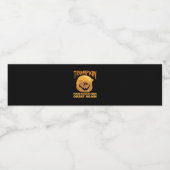 Trumpkin macht Halloween Great Again Funny Politic Wasserflaschenetikett (Einzelnes Label)