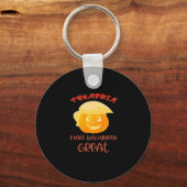 Trumpkin macht Halloween Große Klassik Schlüsselanhänger (Vorderseite)