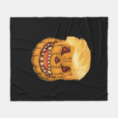 Trumpkin macht Halloween-Horror wieder klassisch Fleecedecke (Vorderseite (Horizontal))