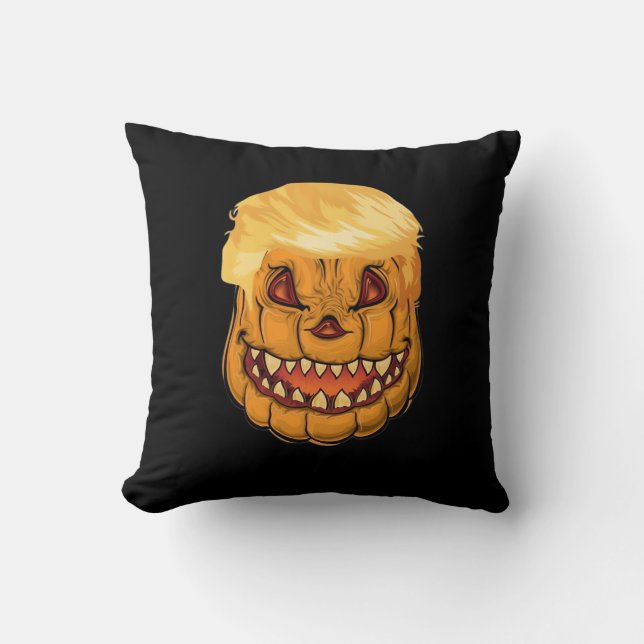 Trumpkin macht Halloween-Horror wieder klassisch Kissen (Vorderseite)