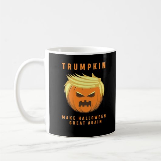 Trumpkin macht Halloween wieder Angepasst Kaffeetasse (Links)