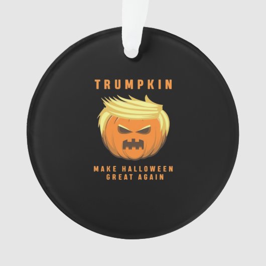 Trumpkin macht Halloween wieder Angepasst Ornament (Vorderseite)
