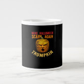 Trumpkin macht Halloween wieder Beängstigend - Fun Jumbo-Tasse (Vorderseite)
