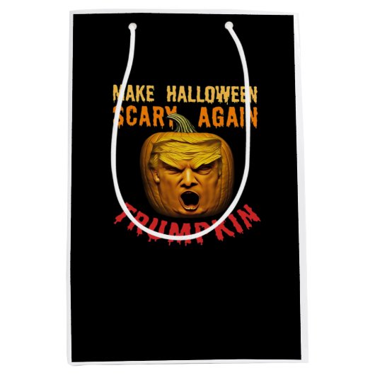 Trumpkin macht Halloween wieder Beängstigend - Fun Mittlere Geschenktüte (Vorderseite)