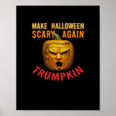 Trumpkin macht Halloween wieder Beängstigend - Fun Poster (Vorne)