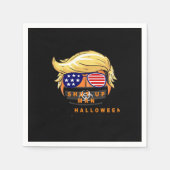 Trumpkin macht Halloween wieder ein klassisches Ge Serviette (Vorderseite)