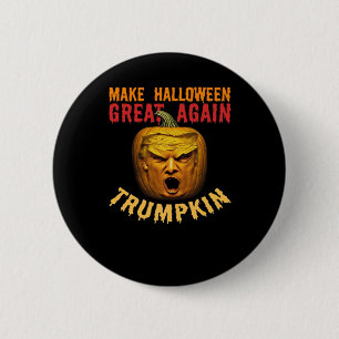 Trumpkin macht Halloween wieder groß - Funny Donal Button