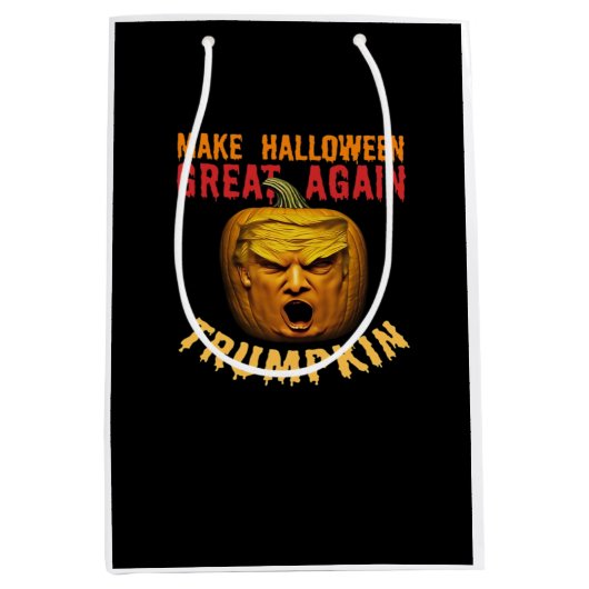 Trumpkin macht Halloween wieder groß - Funny Donal Mittlere Geschenktüte (Vorderseite)