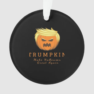 Trumpkin macht Halloween wieder groß - gruselig wi Ornament
