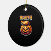 Trumpkin macht Halloween wieder groß Jack O Lanter Keramik Ornament (Links)