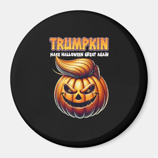 Trumpkin macht Halloween wieder groß Jack O Lanter Magnet (Vorne)