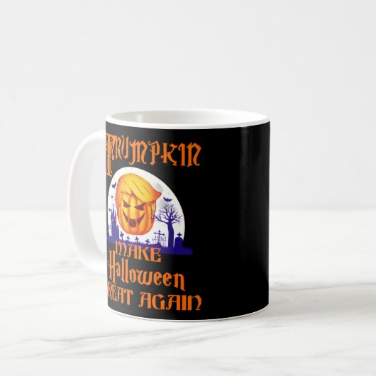 Trumpkin macht Halloween wieder groß Kaffeetasse (Vorderseite Links)