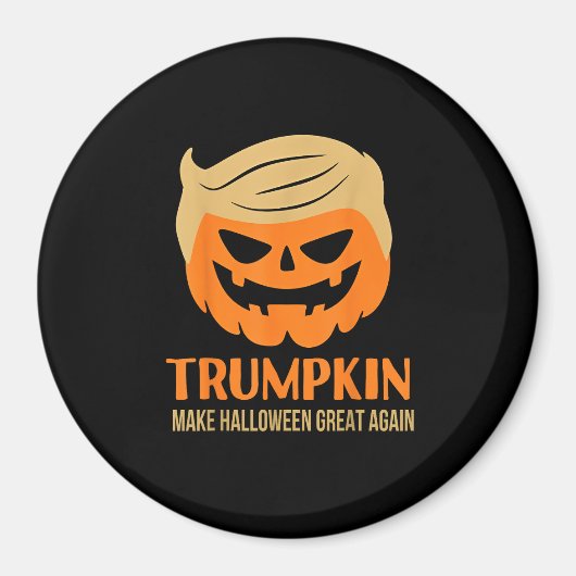 Trumpkin macht Halloween wieder groß Magnet (Vorne)