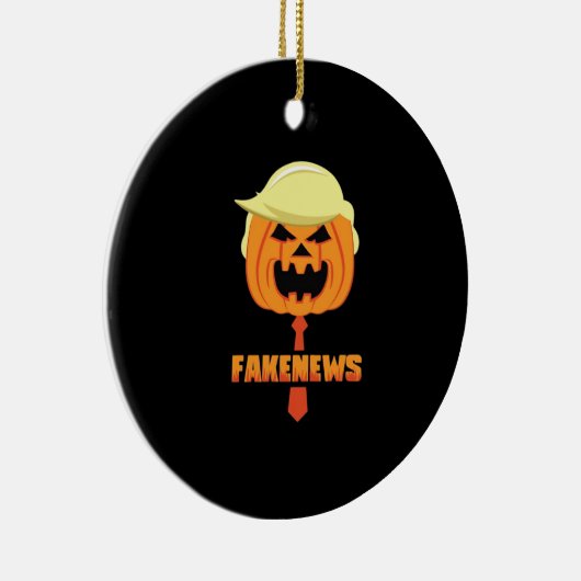 Trumpkin macht Halloween wieder groß - News Classi Keramik Ornament (Rechts)