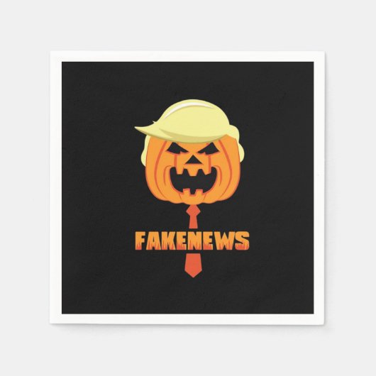 Trumpkin macht Halloween wieder groß - News Classi Serviette (Vorderseite)