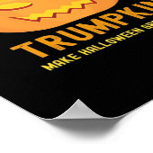 Trumpkin macht Halloween wieder groß - Parodie Poster (Ecke)
