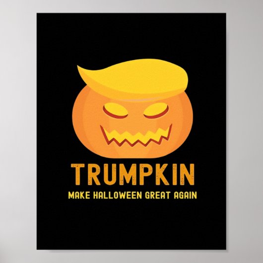 Trumpkin macht Halloween wieder groß - Parodie Poster (Vorne)