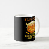 Trumpkin macht Halloween wieder groß - Retro Pumpk Kaffeetasse (VorderseiteRechts)