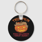 Trumpkin macht Halloween wieder groß - Sarcastic S Schlüsselanhänger (Vorderseite)