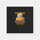 Trumpkin macht Halloween wieder groß - Spooker Aut Serviette (Vorderseite)