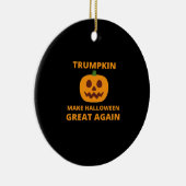 Trumpkin macht Halloween wieder groß, Trumpkin Hal Keramik Ornament (Rechts)
