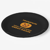 Trumpkin macht Halloween wieder groß, Trumpkin Hal Pappteller (Schrägansicht)