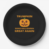 Trumpkin macht Halloween wieder groß, Trumpkin Hal Pappteller (Vorderseite)