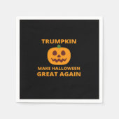Trumpkin macht Halloween wieder groß, Trumpkin Hal Serviette (Vorderseite)