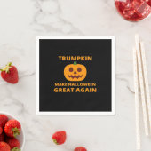 Trumpkin macht Halloween wieder groß, Trumpkin Hal Serviette (Beispiel)