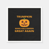 Trumpkin macht Halloween wieder groß, Trumpkin Hal Serviette (Vorderseite)