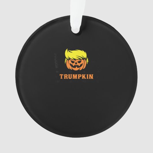 Trumpkin macht Halloween wieder groß USA Flag Funn Ornament (Vorderseite)