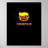 Trumpkin macht Halloween wieder groß USA Flag Funn Poster (Vorne)