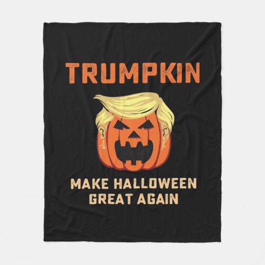 Trumpkin macht Halloween wieder großartig - klassi Fleecedecke (Vorderseite)