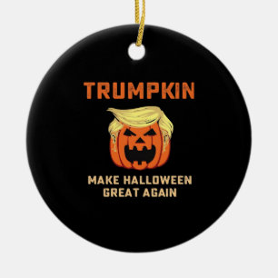 Trumpkin macht Halloween wieder großartig - klassi Keramik Ornament