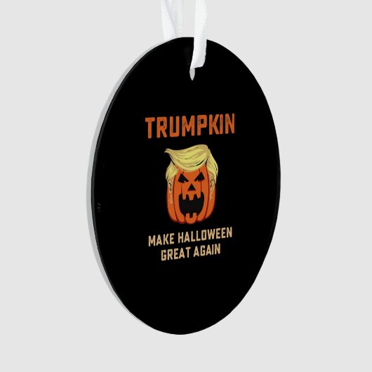 Trumpkin macht Halloween wieder großartig - klassi Ornament (Vorderseite)