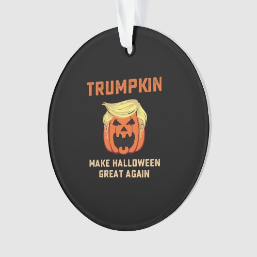 Trumpkin macht Halloween wieder großartig - klassi Ornament (Vorderseite)