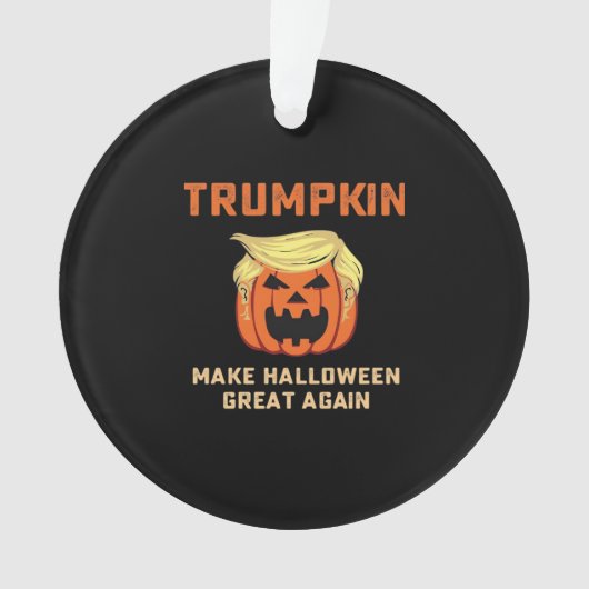 Trumpkin macht Halloween wieder großartig - klassi Ornament (Vorderseite)