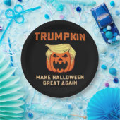 Trumpkin macht Halloween wieder großartig - klassi Pappteller (Party)